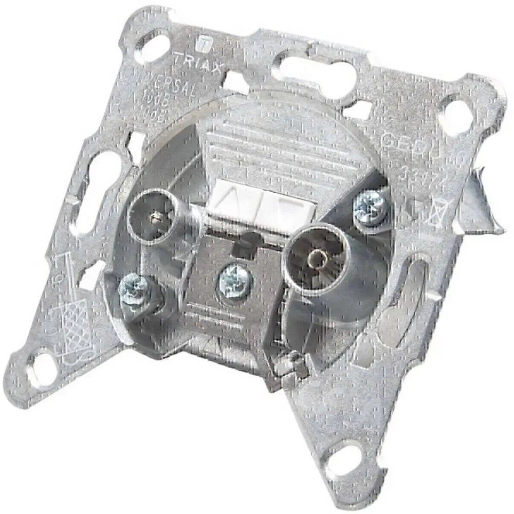 B-Ware Triax Antennensteckdose Gedu 10 Steckdose Durchgangsdose Sat Unterputz 10 Stück - 5061038080193