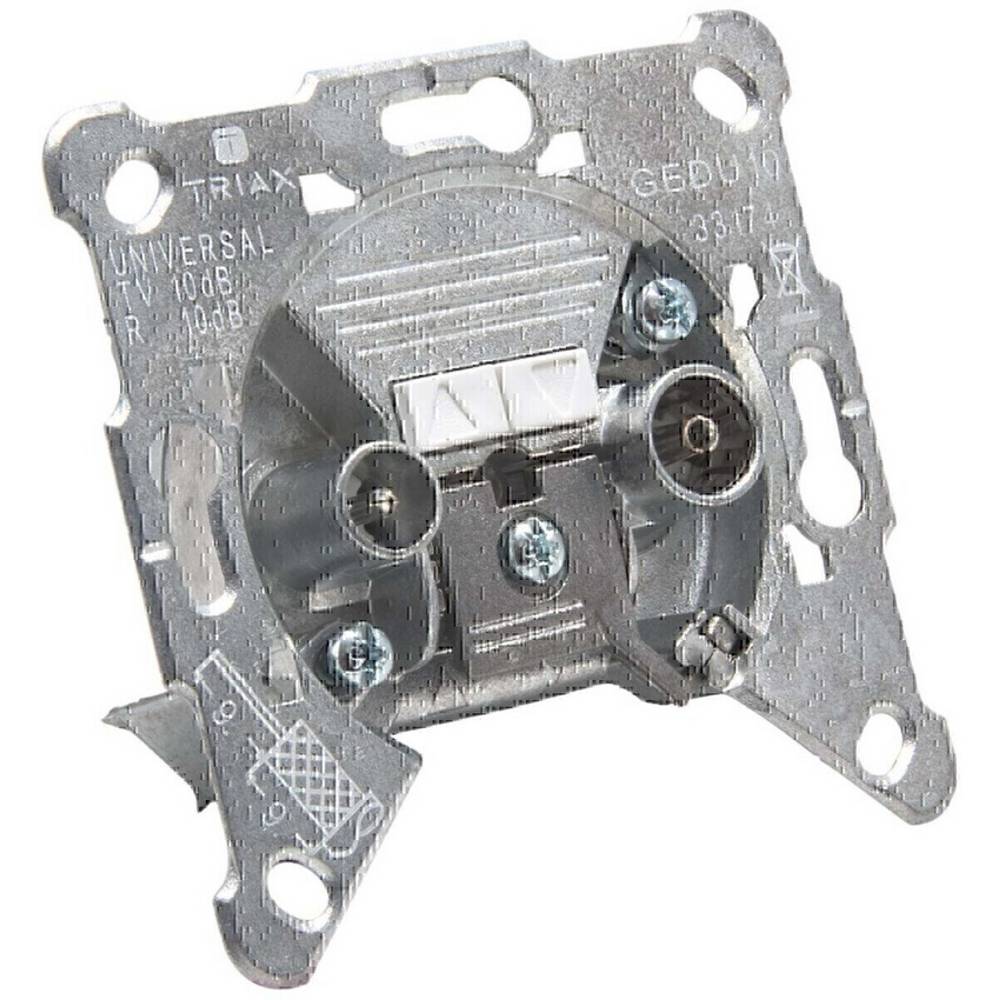 Triax Antennensteckdose GEDU 10 Steckdose Durchgangsdose SAT Unterputz 10 STÜCK - 5061038080193