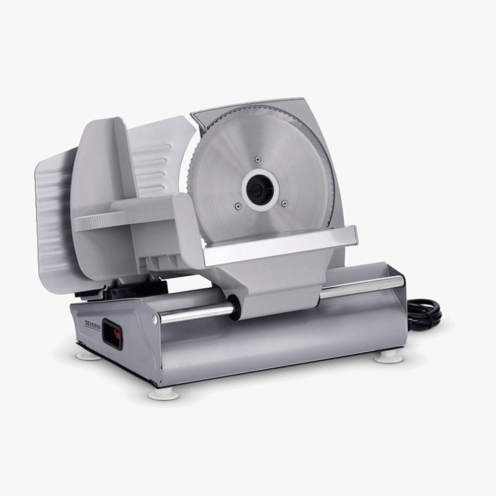 Trancheuse tout usage Severin 3915, couteau à jambon argenté 3915, couteau en acier inoxydable