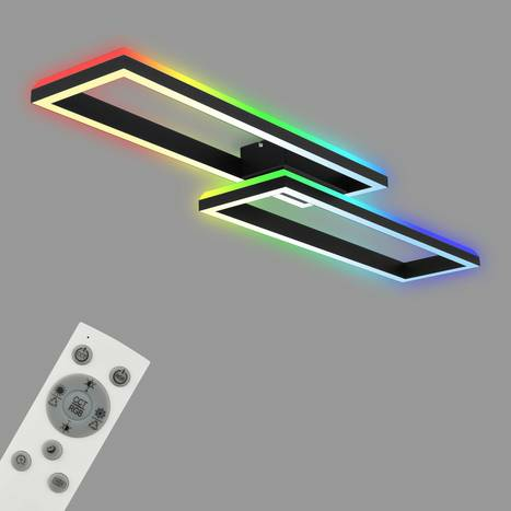 Briloner Led Deckenlampe Frame Deckenleuchte Lampe 2 Flg Rgbw Backlight 119,5cm B-Ware - 4002707429319