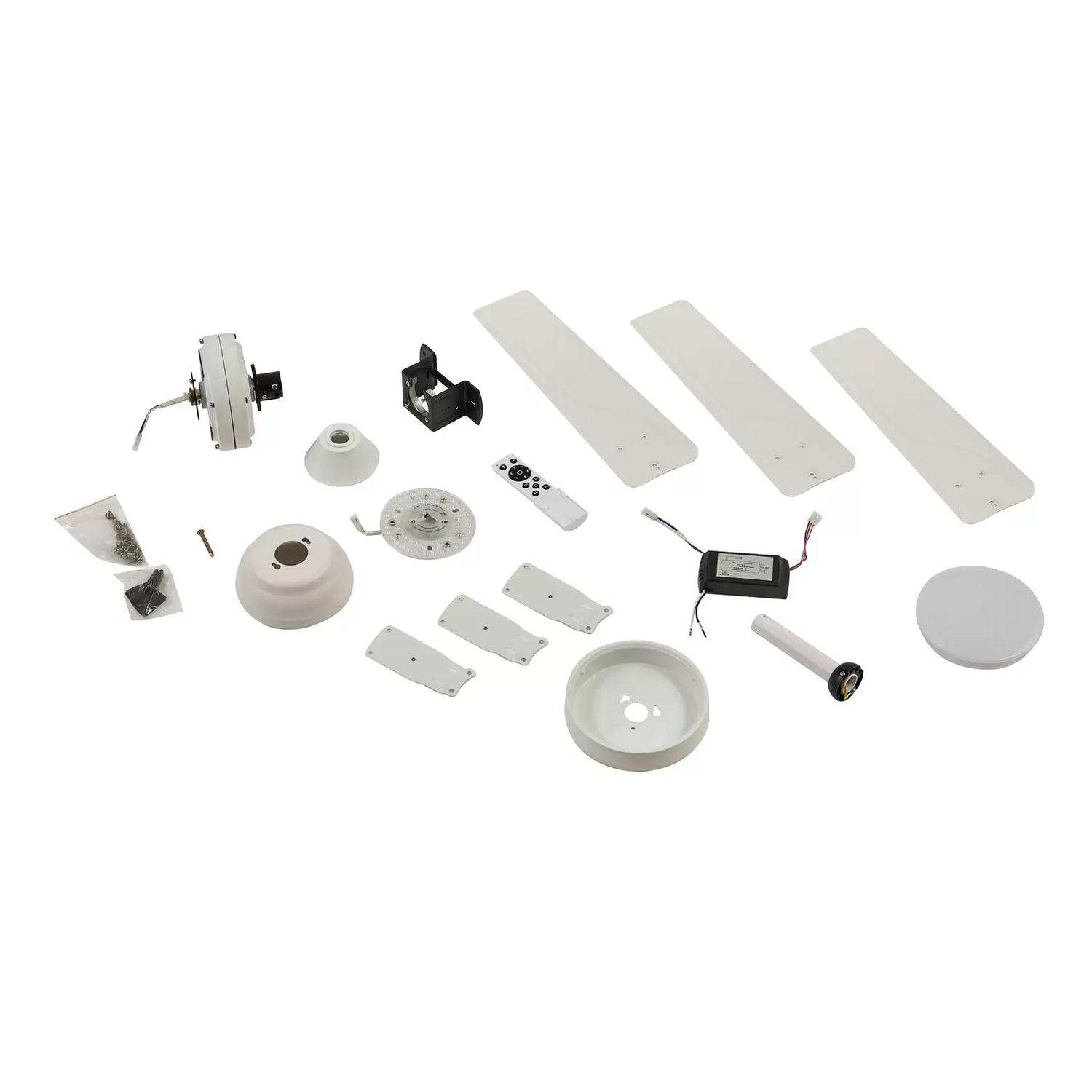 Lindby Led Deckenventilator Aerallo Weiß Cct Leise Ventilator Lampe Leuchte Spot B-Ware