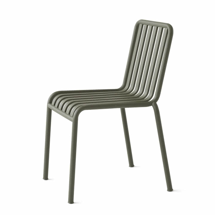 B-Ware Hay Palissade Stuhl Esszimmerstuhl Gartenstuhl Balkonstuhl Designstuhl Olivg510