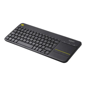 B-Ware Logitech Tastatur Keyboard K400 Plus Kabellos Schwarz Touchpad Wireless Englisch