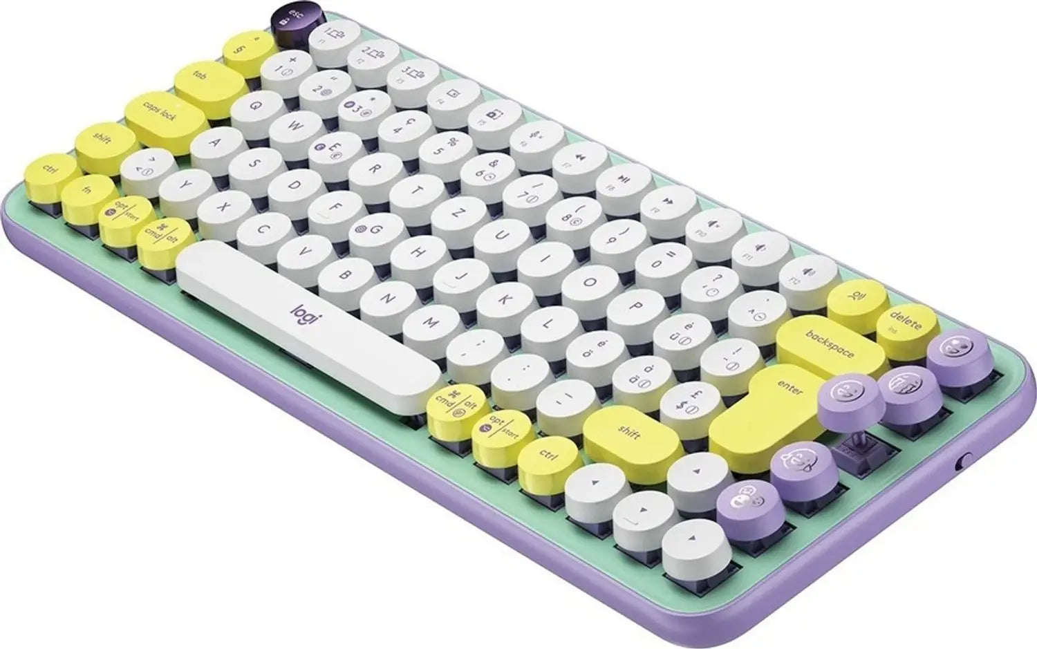 B-Ware Logitech Tastatur Pop Keys Mini Keyboard Bluetooth Kabellos Qwertz Schweizerisch - 5099206102033
