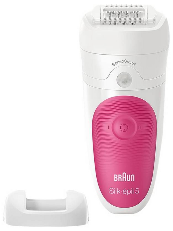 B-Ware Braun Epilierer Himbeer Weiß Rasiergerät Haarentferner Damenrasierer Trimmer