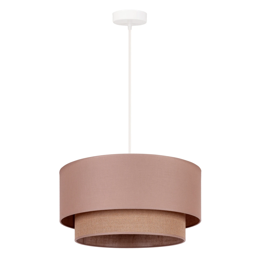 Euluna Hängeleuchte Boho Hängelampe Deckenlampe Lampe ø45cm 1flg Cappuccino/Jute B-Ware - 5903689189798