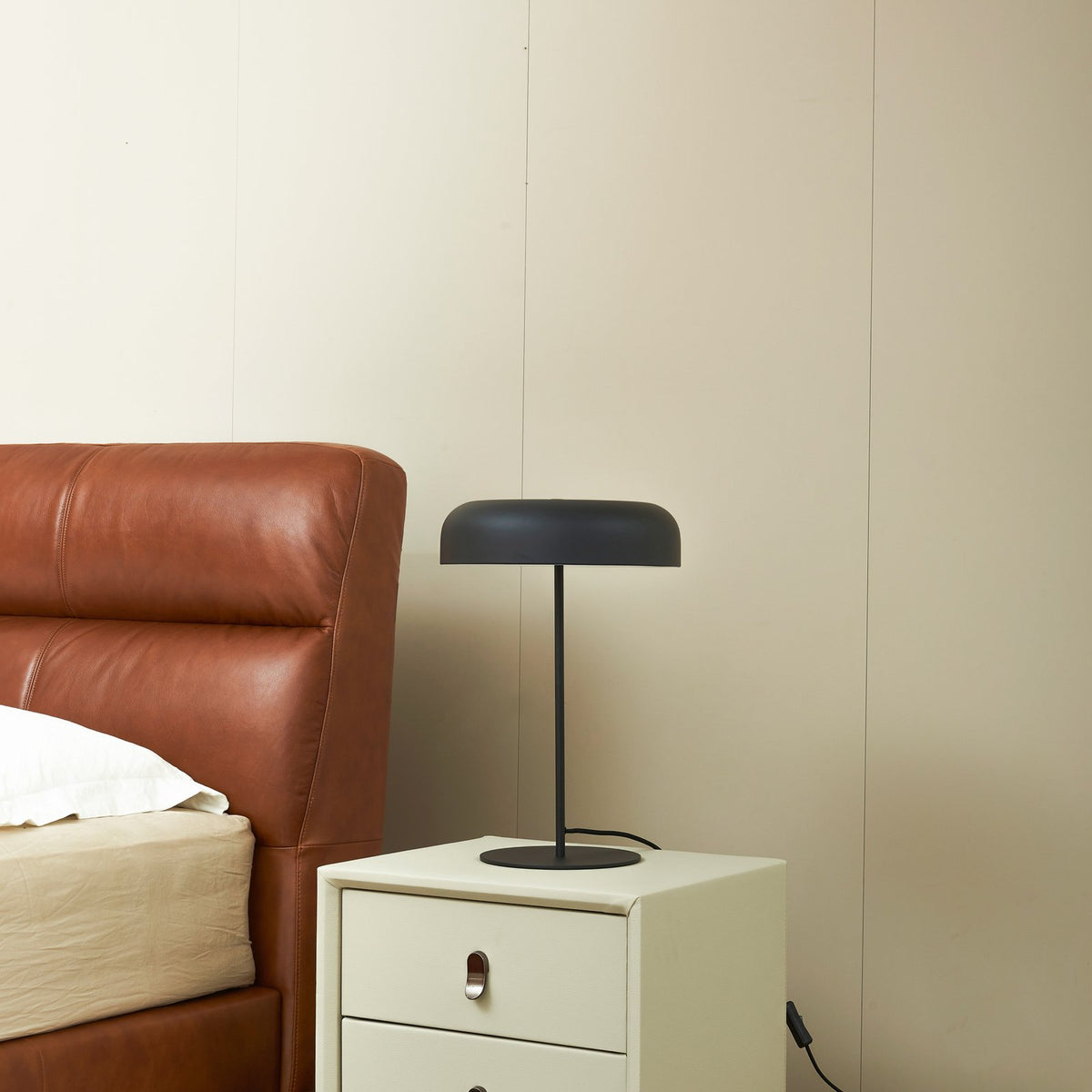 Lindby Tischleuchte Edion LED Lampe Leuchte schwarz 45cm Höhe 30cm Durchmesser - 4251911785784