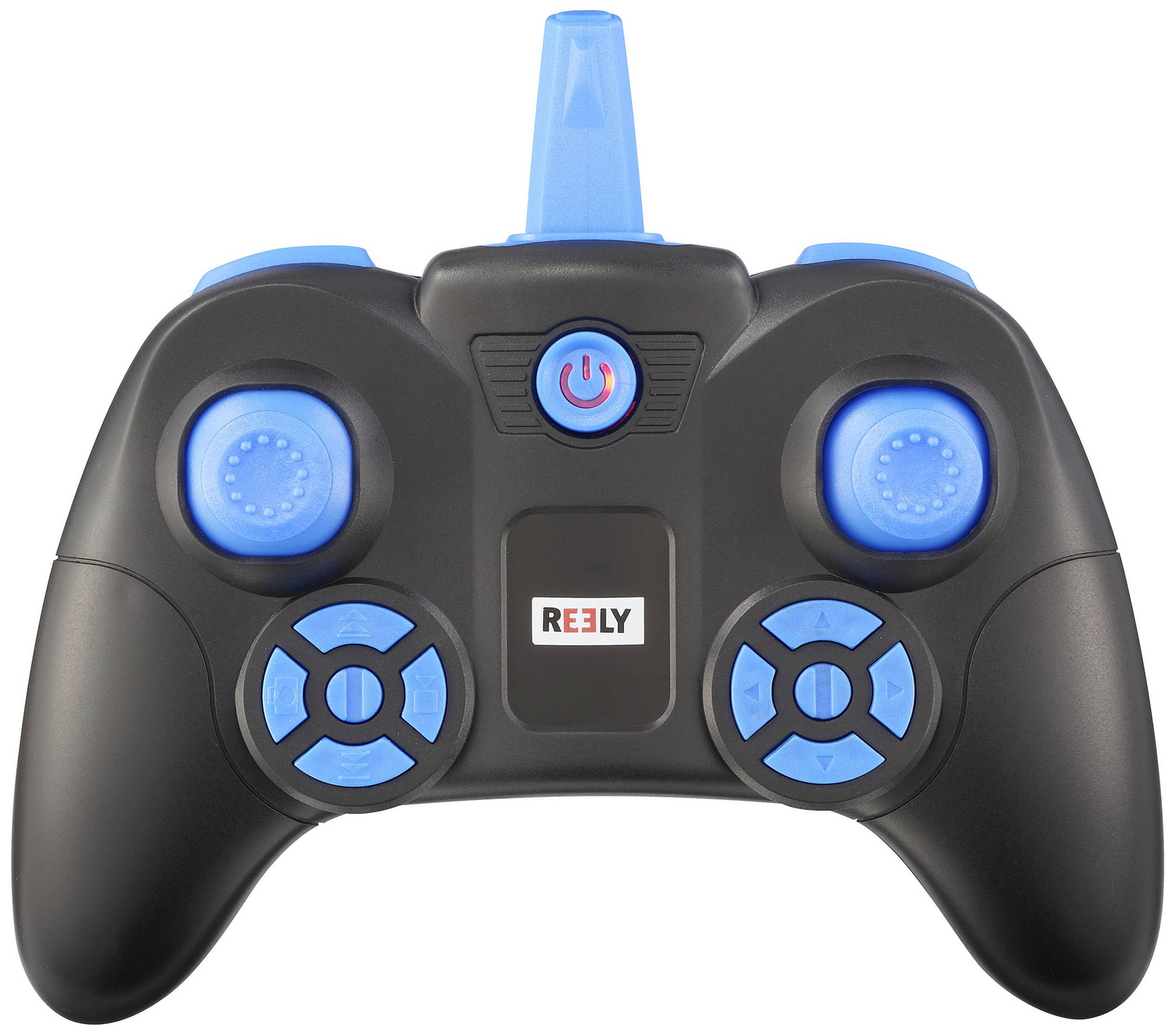 Reely Marathon Quadrocopter RtF Einsteiger Kameraflug Blau metallic Drohne