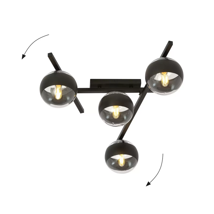 Emibig Lighting Deckenlampe Smart Deckenleuchte Leuchte 4flammig SIEHE TEXT/FOTO