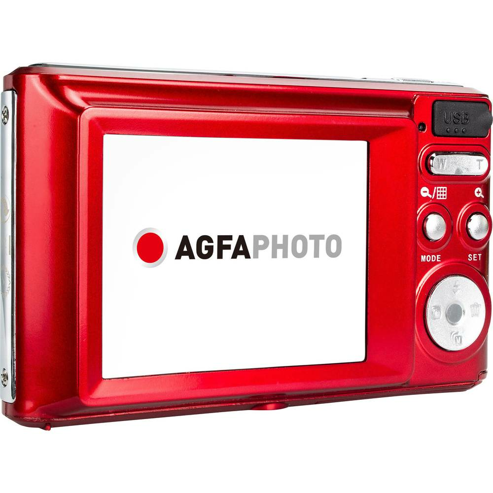 B-Ware Agfa Photo Dc5200 Digitalkamera Kamera Fotokamera 21 Megapixel Rot Silber