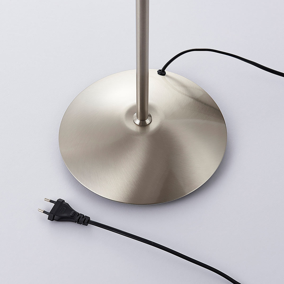 Lindby Stehlampe Gwendolin LED Lampe Leuchte höhenverstellbar alabaster nickel - 4251096542806