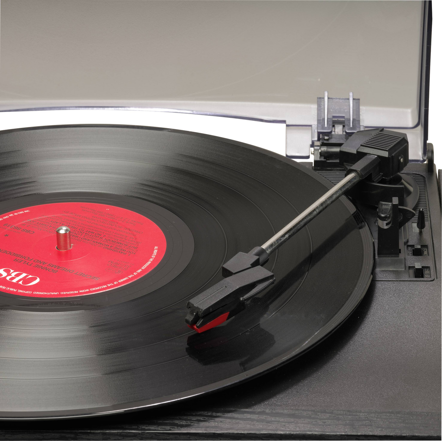 Système stéréo Denver Milliarden 166 DAB+, platine vinyle, carte SD, radio FM, fonction d'enregistrement USB (produit d'occasion).