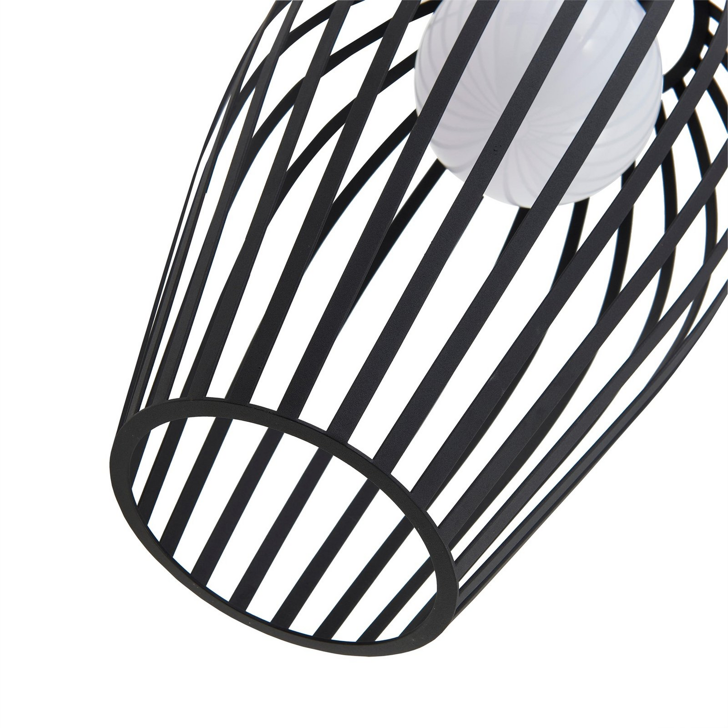 Lucande Außenpendelleuchte Marrin Hängeleuchte Leuchte Schwarz Metall ø 31 Cm B-Ware - 4251911787177