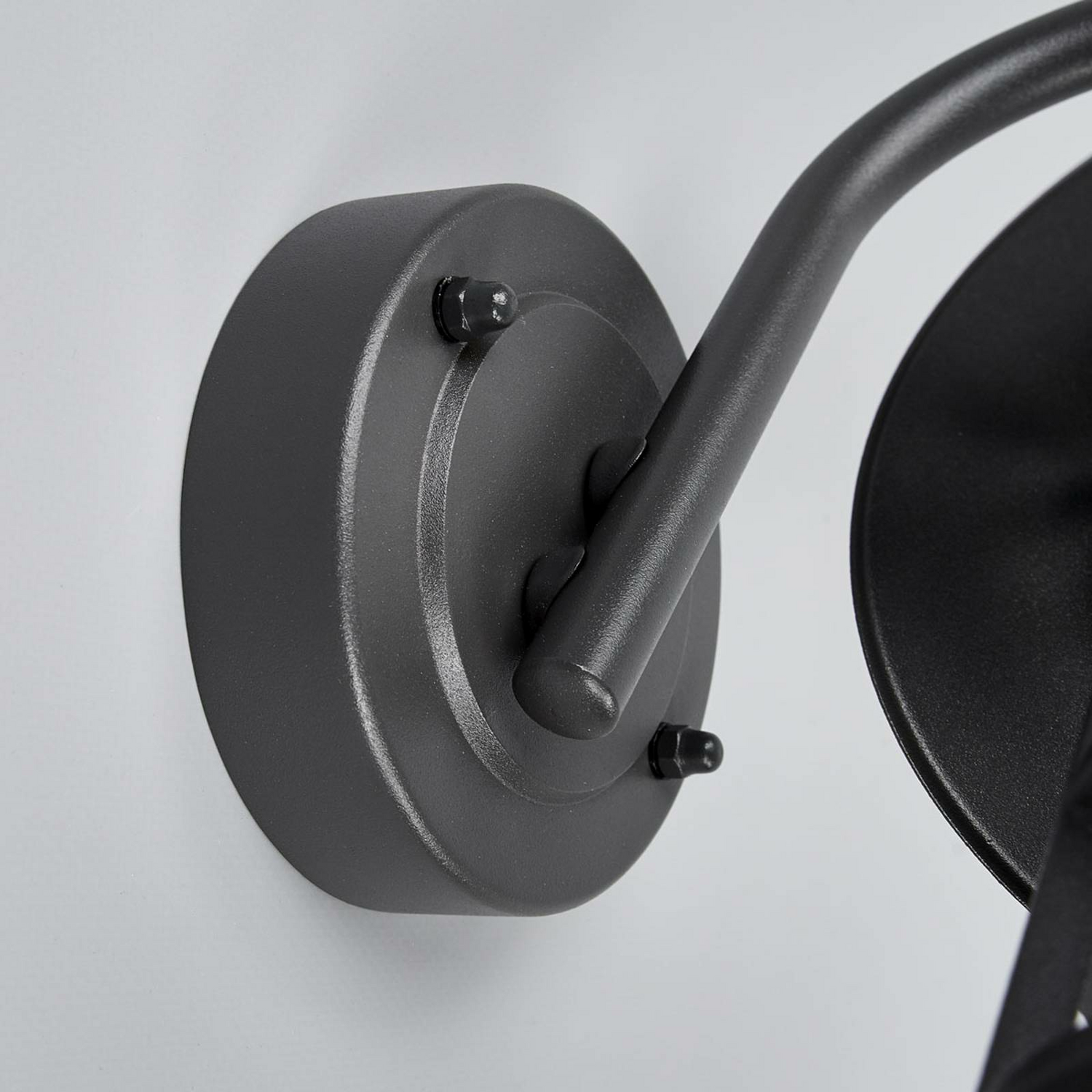 B-Ware Lindby Außen Wandleuchte Naila Wandleuchte Außenlampe Lampe Leuchte E27 Dunkelgra