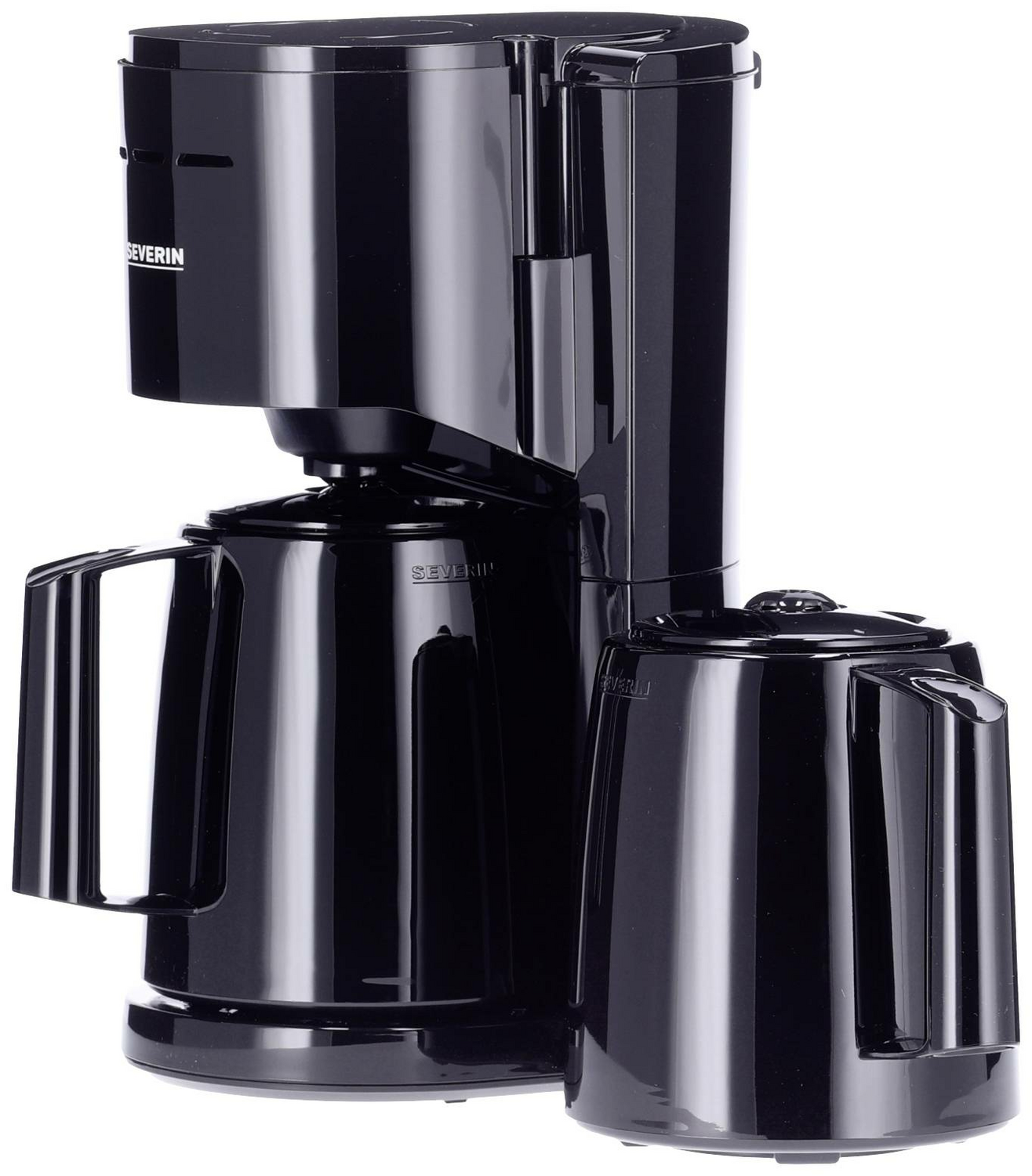 Severin Kaffeemaschine Schwarz Fassungsvermögen 8 Tassen Isolierkannen Kaffee B-Ware