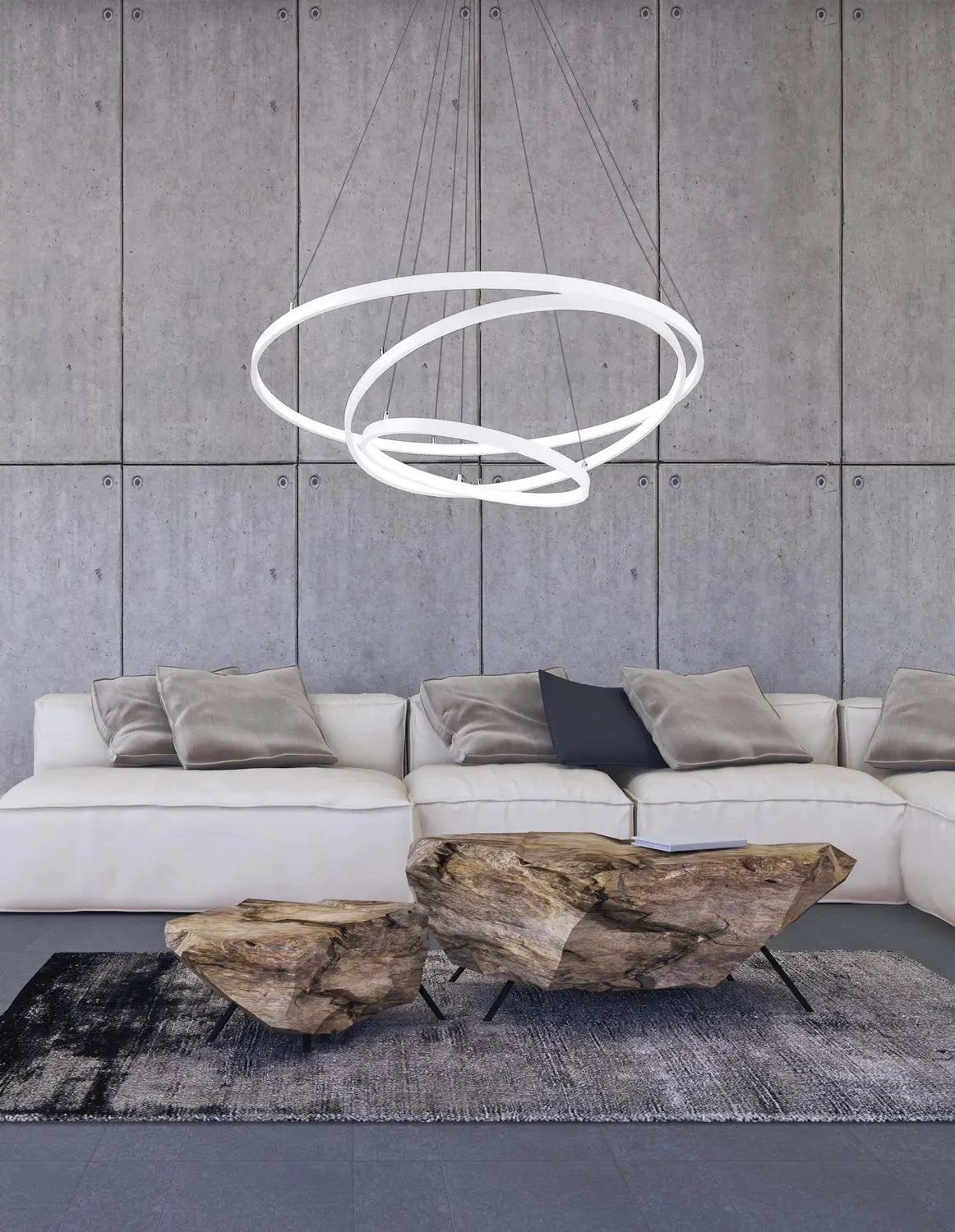 B-Ware Nova Luce Pendelleuchte Hängeleuchte Dea Led Weiß Warmweiß Esszimmer Wohnzimmer - 5212017408594