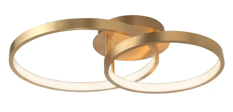 B-Ware Nova Luce Deckenleuchte Deckenlampe Led Blattgold Warmweiss Leon Wohnzimmer - 5212017411297