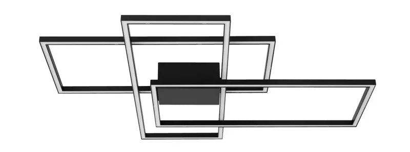 B-Ware Nova Luce Deckenleuchte Deckenlampe Led Schwarz Warmweiß Dimmbar Bilbao - 5212017424518
