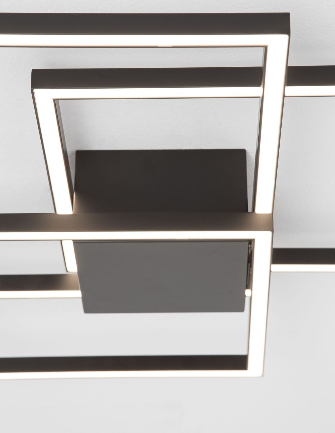 Nova Luce Deckenleuchte Deckenlampe LED Schwarz Bilbao Warmweiß Beleuchtung 42 W - 5212017424488