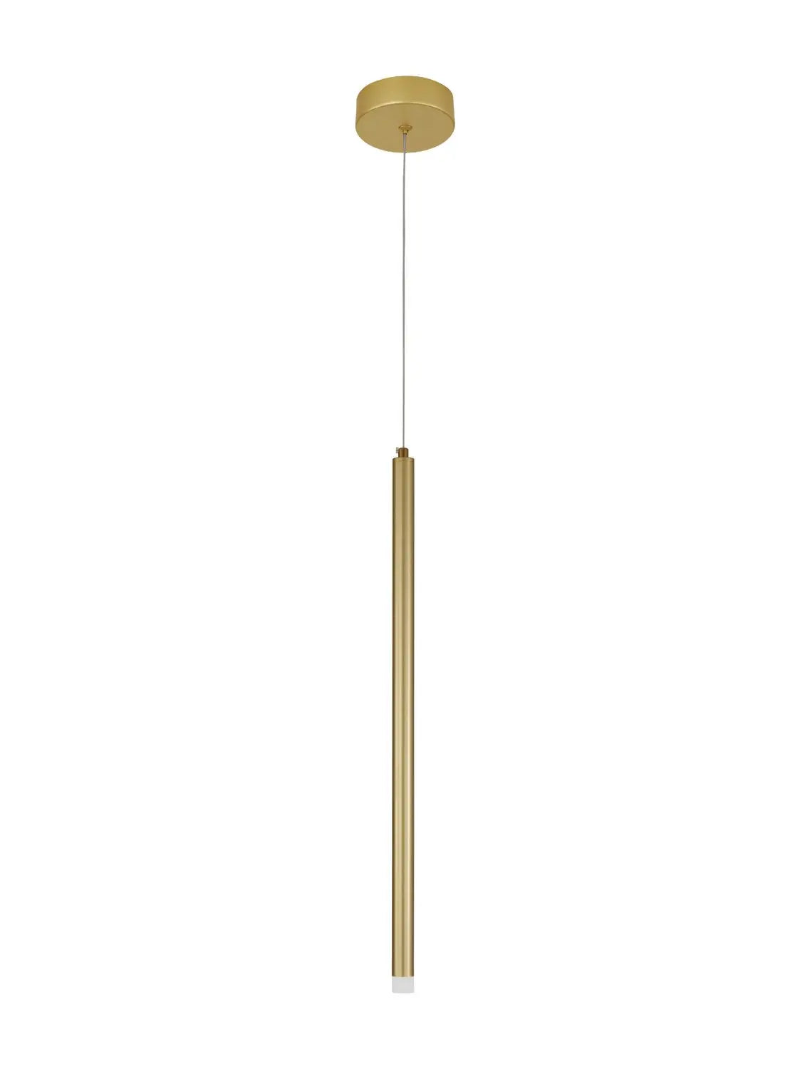 B-Ware Nova Luce Pendelleuchte Hängeleuchte Trimle Led Gold Warmweiß Lampe 1 Flammig - 5212017432117