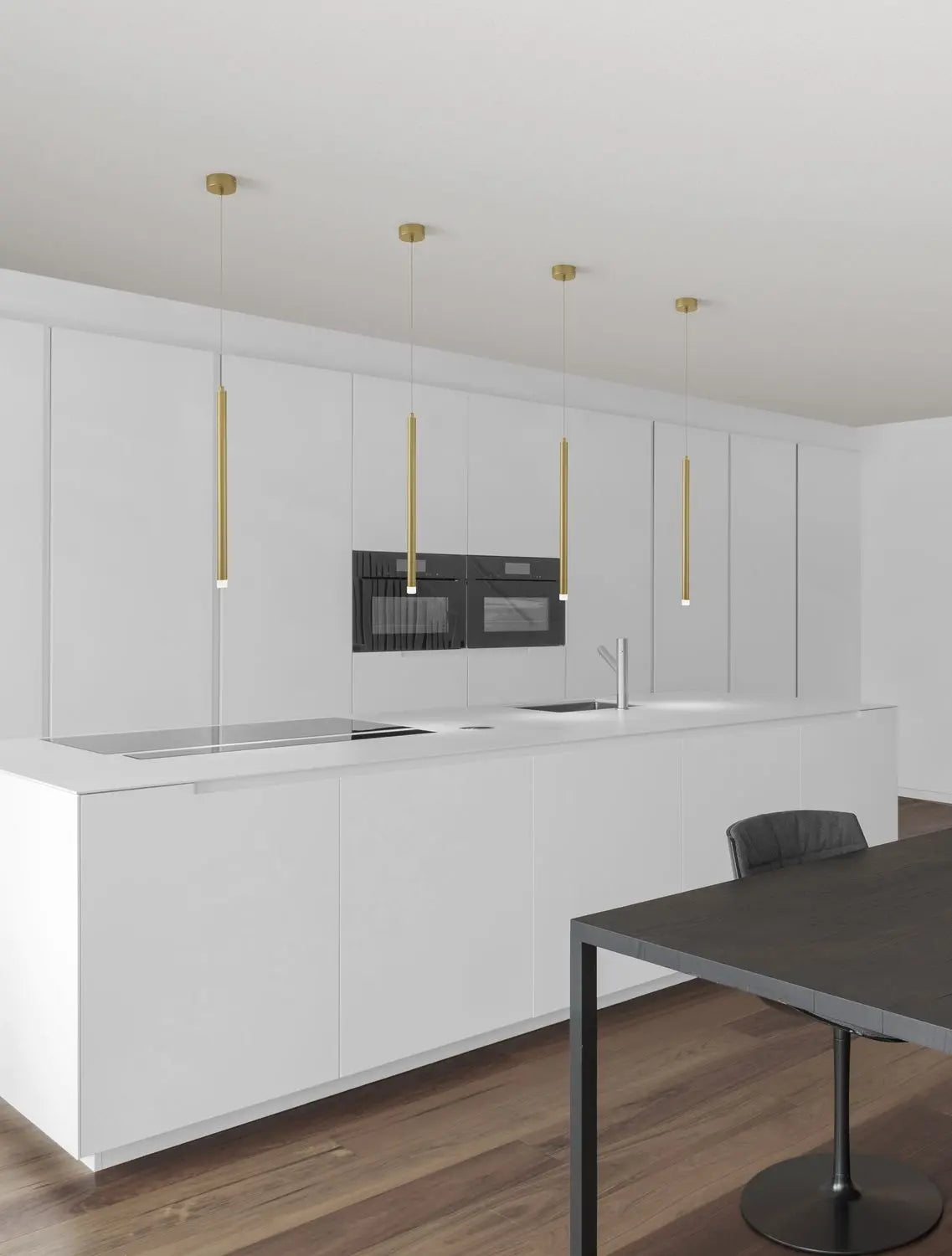 B-Ware Nova Luce Pendelleuchte Hängeleuchte Trimle Led Gold Warmweiß Lampe 1 Flammig - 5212017432117
