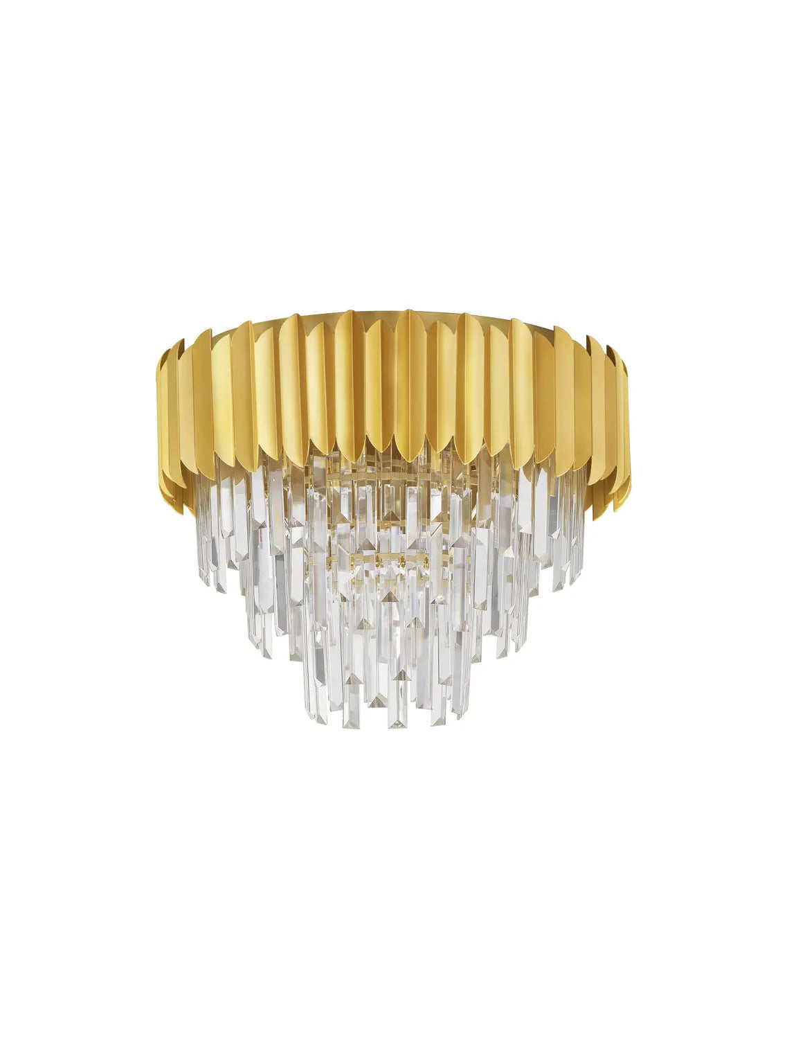 B-Ware Nova Luce Deckenleuchte Deckenlampe Magnolia Gold E14 6 Fach Dimmbar Kristall - 5212017434944