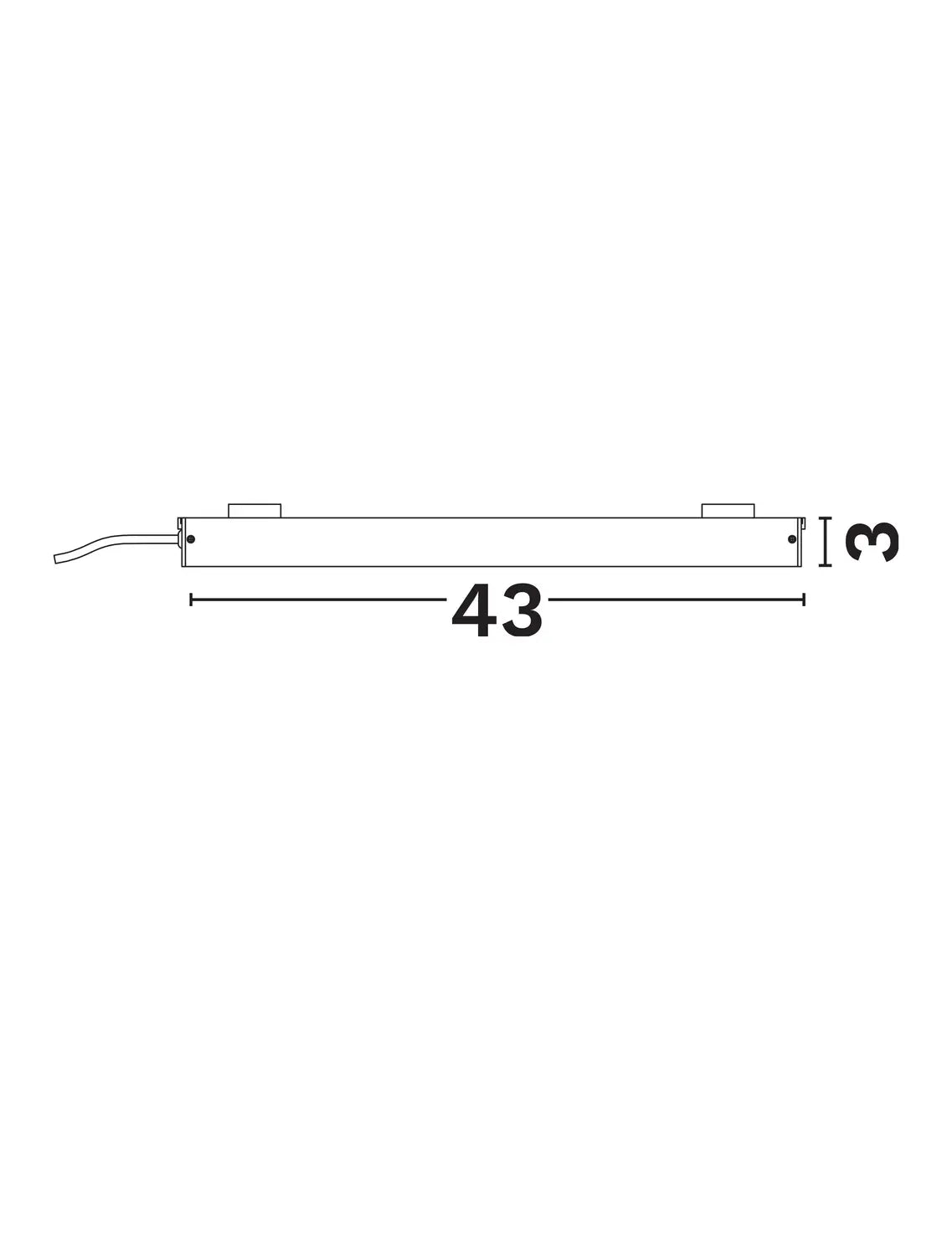 B-Ware Nova Luce Netzteil Transformator Stromversorgung Up Rail Nl 9009074 Schwarz 250 W - 5212017459312
