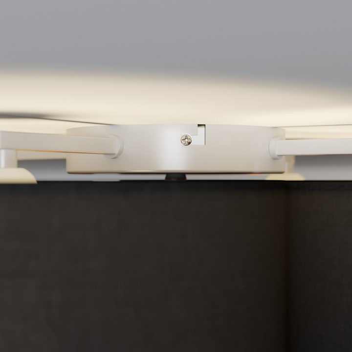 Lindby Laurenz Deckenlampe Wohnzimmerleuchte Deckenlampe Deko Stoffleuchte E27 B-Ware