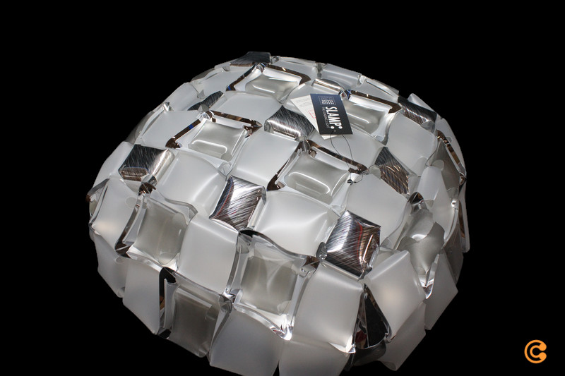 Slamp Mida Deckenleuchte Ø 67 cm platin/weiß Deckenlampe SIEHE TEXT/FOTOS