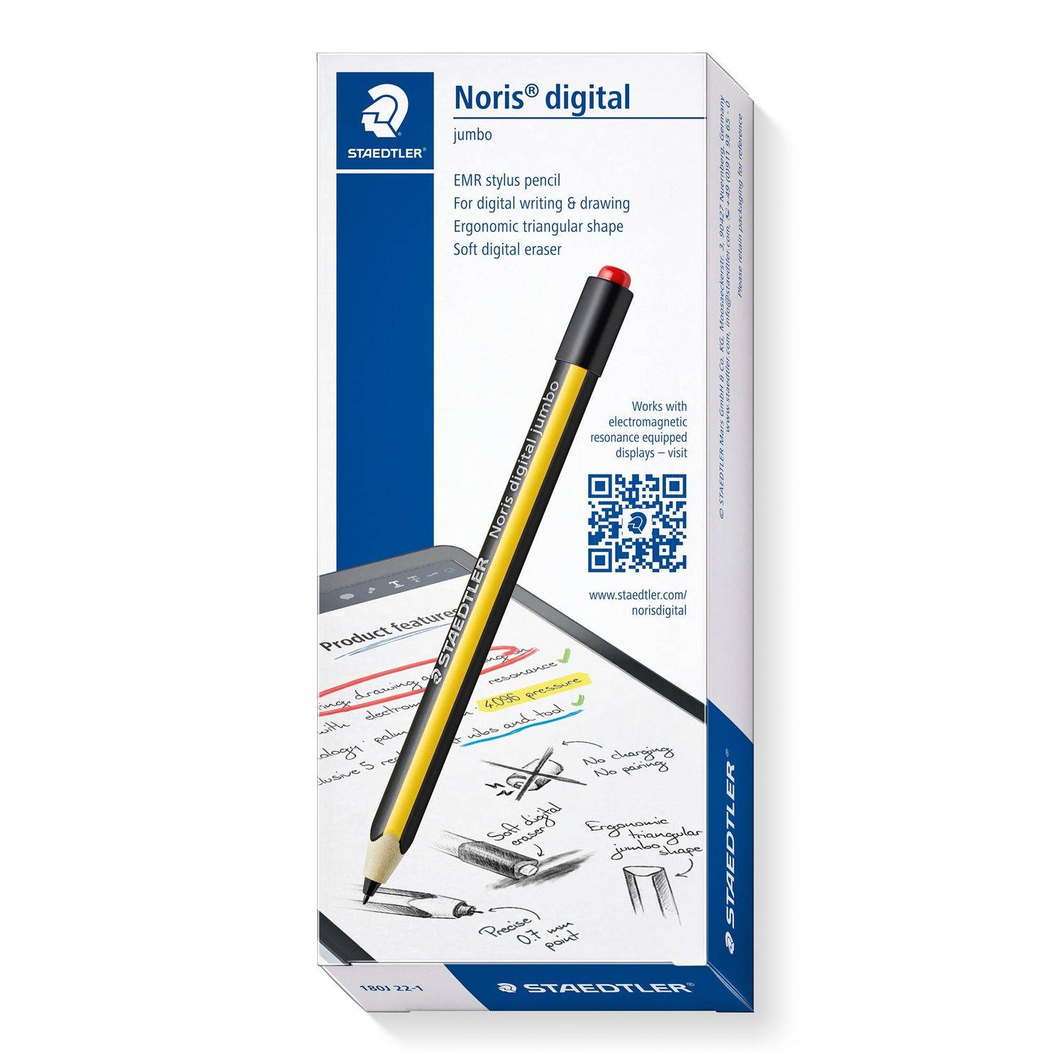 Staedtler Noris Digital Jumbo Tablet Zubehör Tablet Stift Digitaler Eingabest899 B-Ware