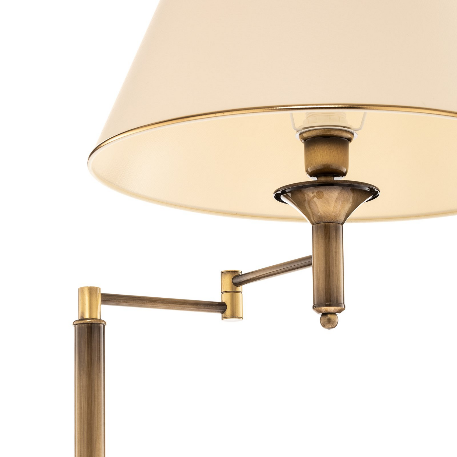 Stehleuchte Birmingham Patiniert Mit Gelenk Stehlampe Leuchte Wohnzimmerlampe B-Ware