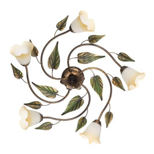 Euluna Deckenlampe Miranda Deckenlampe Deko Deckenlicht E14 Fünfflammig Bronze B-Ware