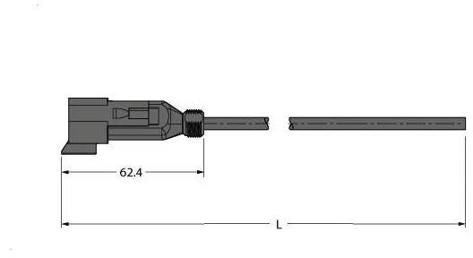 Turck Deutsch Ventilsteckverbinder Dt04 Anschlussleitung Sensor /Aktor Anschluss B-Ware - 4047101438390