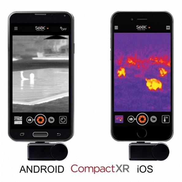 Seek Thermal Compact Xr Handy Wärmebildkamera  40 Bis +330 °C 206x156 Cm Kamera B-Ware