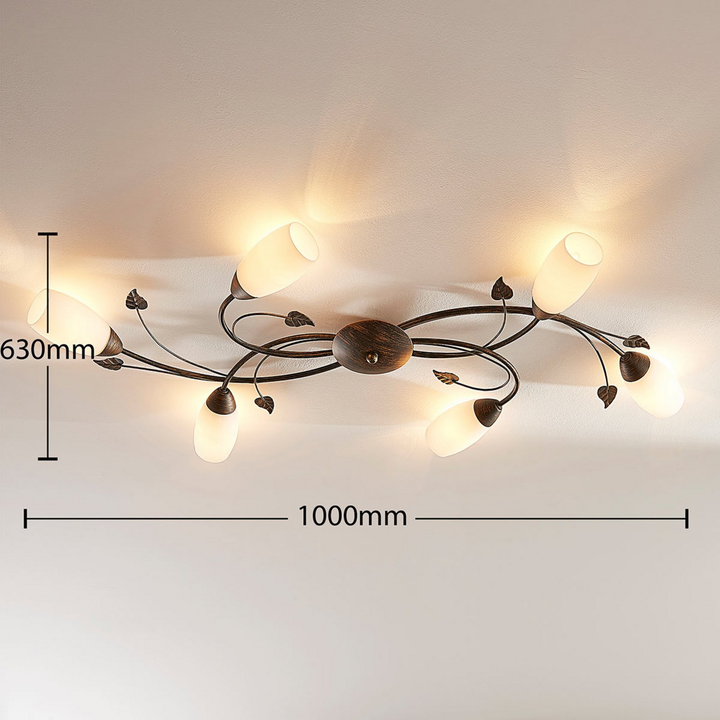 Lindby LED-Deckenlampe Stefania Wohnzimmerleuchte Designerleuchte Dekoleuchte