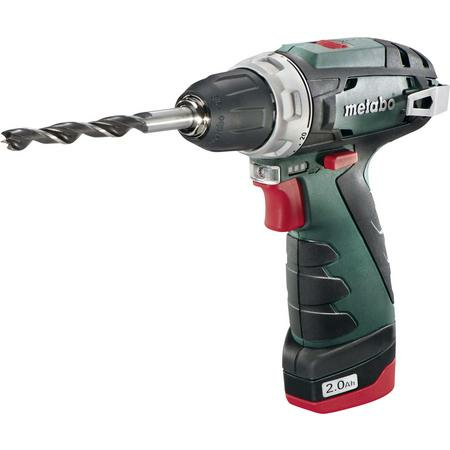 Metabo PowerMaxx BS 600080500 Akku-Bohrschrauber BS inkl. Akku Koffer Ladegerät