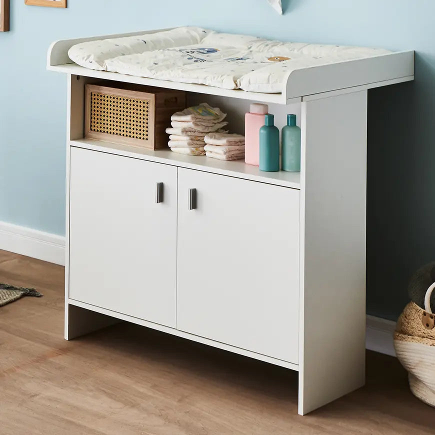 B-Ware Arthur Berndt Wickelkommode Kommode Joschi Weiß Babymöbel Stauraum
