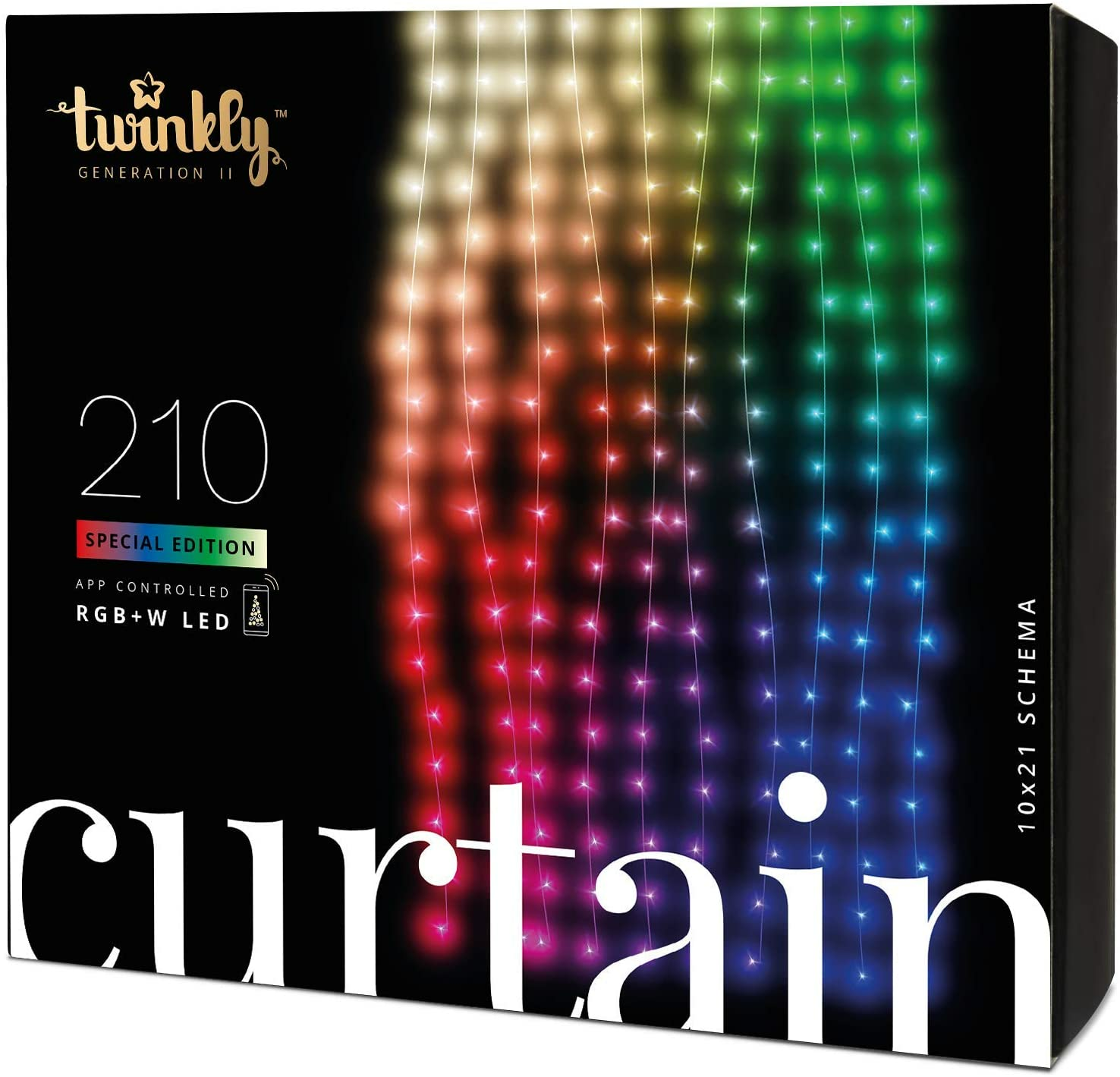 B-Ware Twinkly Led Lichterkette Lichter Kette Dekolichterkette Lichterkettenvorhang App
