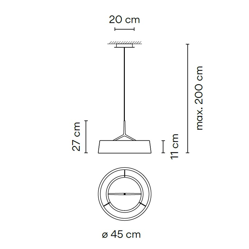 Vibia Dama LED-Pendelleuchte Pendellampe Leuchte Lampe DEFEKTWARE DEFEKT