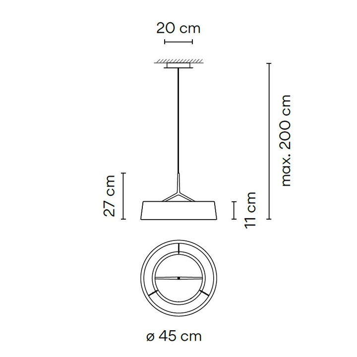 Vibia Dama LED-Pendelleuchte Pendellampe Leuchte Lampe DEFEKTWARE DEFEKT