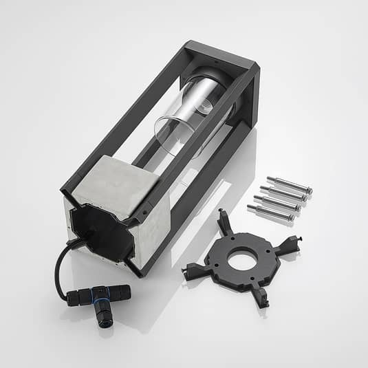 B-Ware Lucande Kalisa Sockelleuchte Sockellampe Gartenlampe Wegeleuchte Lampe Leuchte