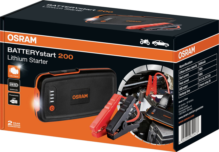 Osram Auto Schnellstartsystem Starthilfe Starthilfestrom Energiestation 12 V 150 A B-Ware