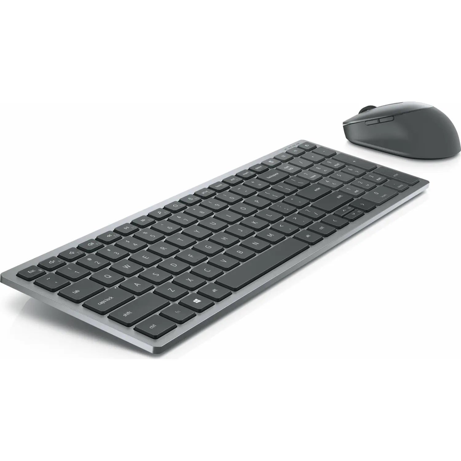 B-Ware Dell Tastatur Maus Set Kombi Wireless Bluetooth Multi Device Grau Km7120 W - 5397184289402