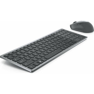 B-Ware Dell Tastatur Maus Set Kombi Wireless Bluetooth Multi Device Grau Km7120 W