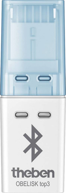 B-Ware Theben Bluetooth Obelisk Top3 Dongle Smart Zeitschaltuhr Hutschienen Montage