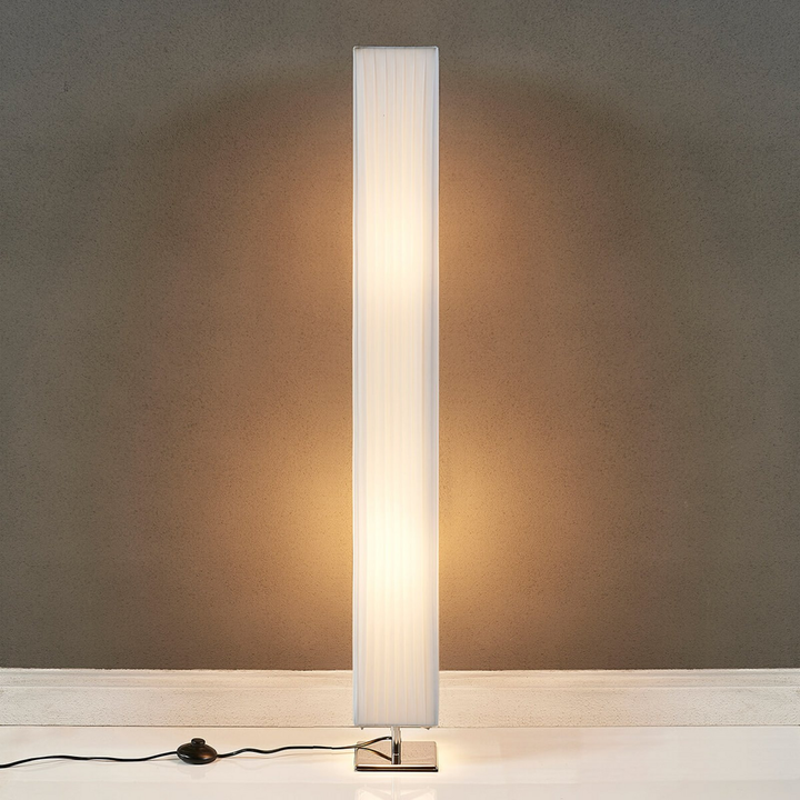 Lindby Stehlampe Janno Stehleuchte Wohnzimmerleuchte Standleuchte Weiß Stoff 186 B-Ware