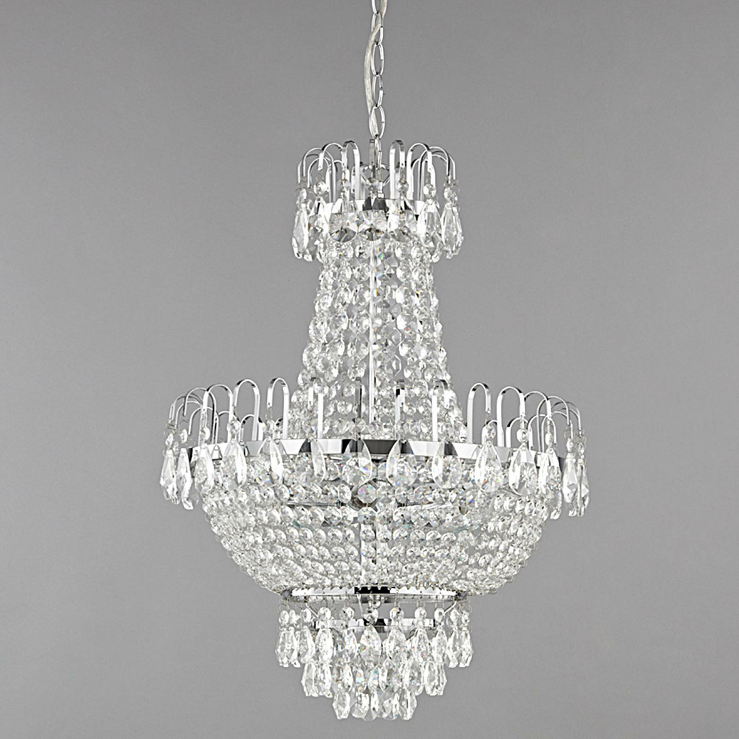 B-Ware Lindby Kristall Pendelleuchte Casparia Kronleuchter Deckenlampe Lampe E14 Ch650