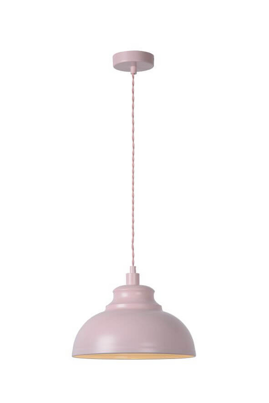 Lucide Pendelleuchte Isla ø29cm Hängelampe Leuchte Lampe E14 100cm Metall Rosa B-Ware - 5411212342263