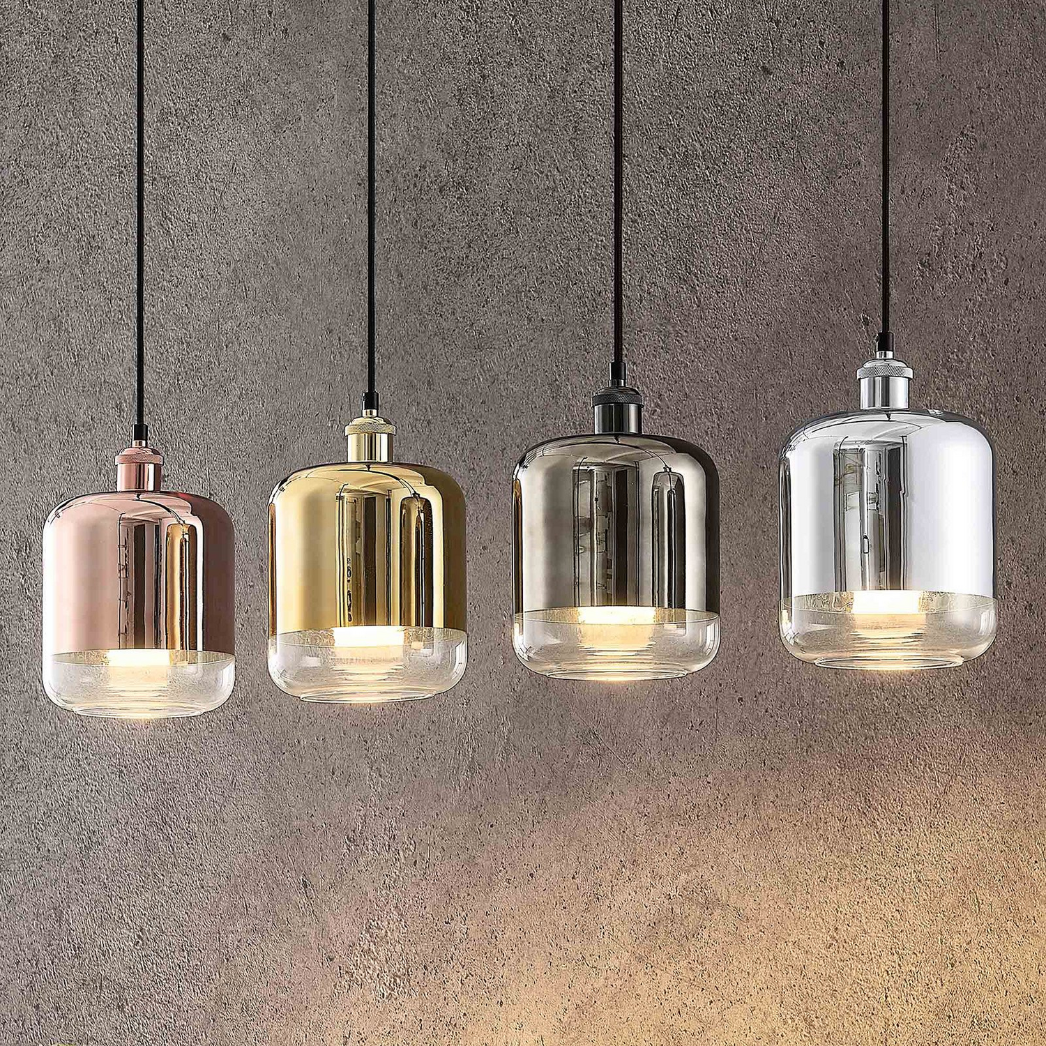 Lindby Tallinn Hängeleuchte Hängelampe Deckenlampe Küchenlampe Lampe E27 4 Flmg B-Ware - 4251096581218