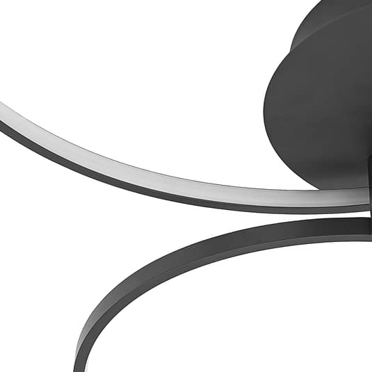 Lindby Rayk Led Deckenlampe Deckenlampe Deckenstrahler Led Eisen Schwarz Matt145 B-Ware - 4251911700053